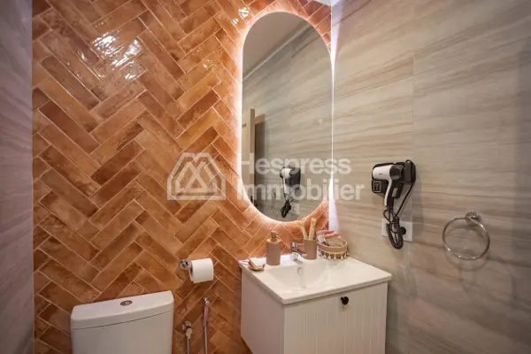 Furnished apartment for rent – Gueliz , Marrakech . 2 bedrooms, living room