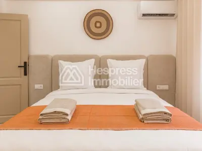 Furnished apartment for rent – Gueliz , Marrakech . 2 bedrooms, living room