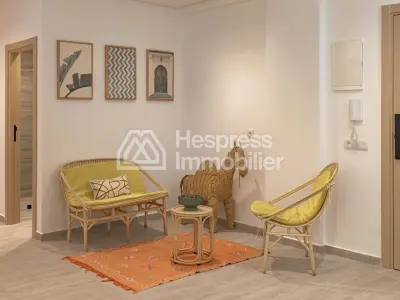 Furnished apartment for rent – Gueliz , Marrakech . 2 bedrooms, living room