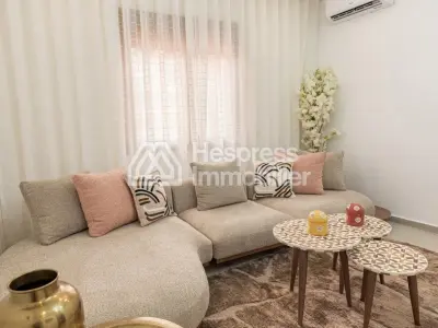 Furnished apartment for rent – Gueliz , Marrakech . 2 bedrooms, living room
