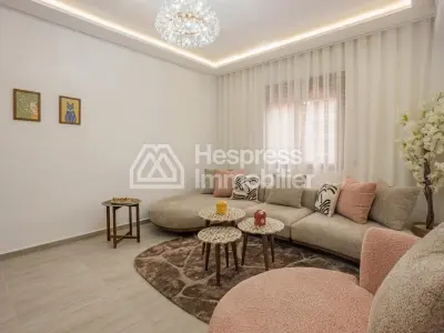 Furnished apartment for rent – Gueliz , Marrakech . 2 bedrooms, living room