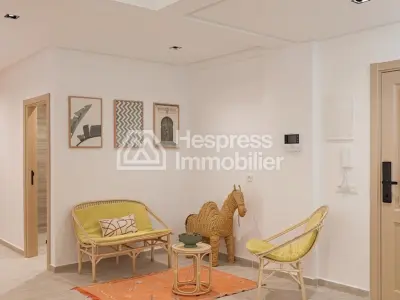 Furnished apartment for rent – Gueliz , Marrakech . 2 bedrooms, living room