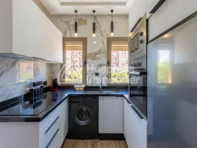 Superb apartment for rent in Guéliz, Boulevard Med 6. 3 comfortable rooms. Furnished.