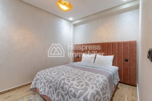 Superb apartment for rent in Guéliz, Boulevard Med 6. 3 comfortable rooms. Furnished.