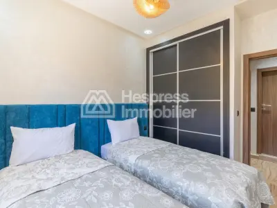 Superb apartment for rent in Guéliz, Boulevard Med 6. 3 comfortable rooms. Furnished.