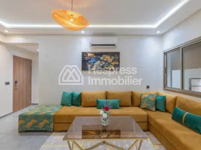 Superb apartment for rent in Guéliz, Boulevard Med 6. 3 comfortable rooms. Furnished.
