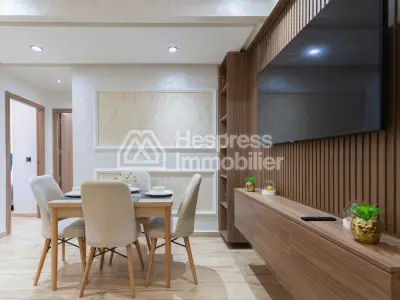 Superb apartment for rent in Guéliz, Boulevard Med 6. 3 comfortable rooms. Furnished.