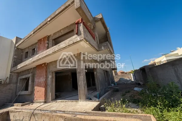 Villa semi finie Adresse d’exception sur le Boulevard Mohammed VI à Marrakech
