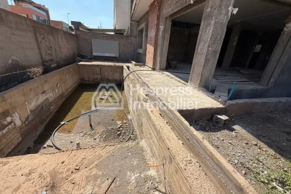 Villa semi finie Adresse d’exception sur le Boulevard Mohammed VI à Marrakech