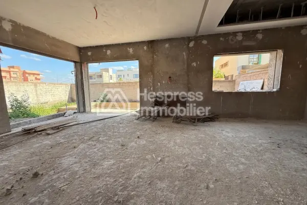 Villa semi finie Adresse d’exception sur le Boulevard Mohammed VI à Marrakech
