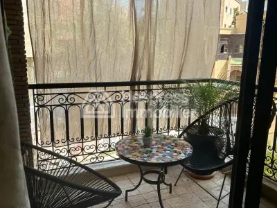 Appartement à vendre à Guéliz. Surface totale 111 m². Meublé