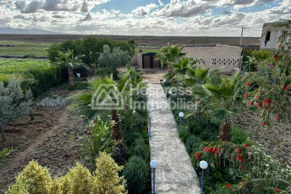 Farm with single-story villa for sale in Ghmat – Ourika Road, Milkiya