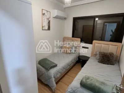 Appartement à louer à Guéliz. 3 chambres. Bien meublé