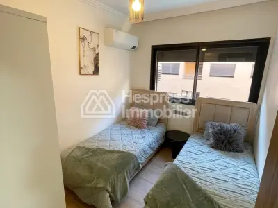 Appartement à louer à Guéliz. 3 chambres. Bien meublé