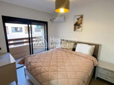 Appartement à louer à Guéliz. 3 chambres. Bien meublé
