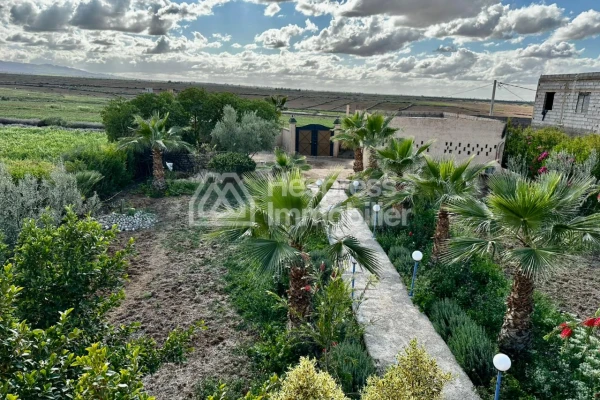 Farm with single-story villa for sale in Ghmat – Ourika Road, Milkiya