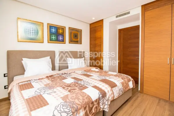 Location appartement meublé 3 chambres à Boulevard Ghandi, Casablanca