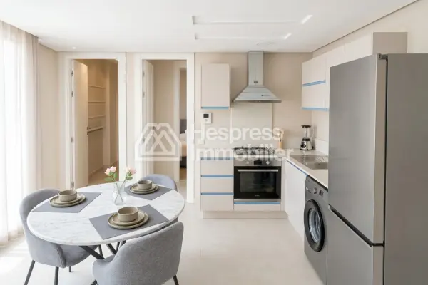 Brand new, high-end furnished studio apartment of 45 m² for rent – ​​Burgundy, Casablanca
