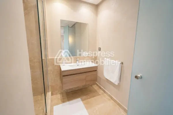 Brand new, high-end furnished studio apartment of 45 m² for rent – ​​Burgundy, Casablanca