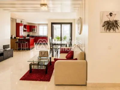 Appartement 2 chambres meublé haut standing de 78 m² à louer – Palmier, Casablanca