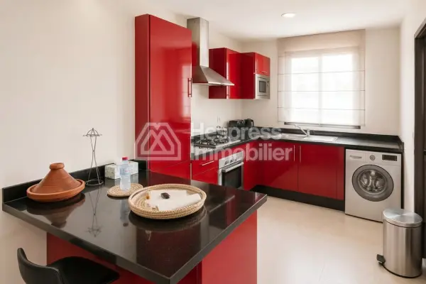 Appartement 2 chambres meublé haut standing de 78 m² à louer – Palmier, Casablanca