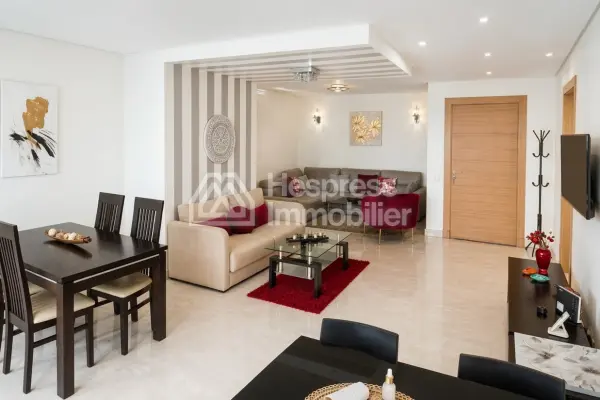 Appartement 2 chambres meublé haut standing de 78 m² à louer – Palmier, Casablanca