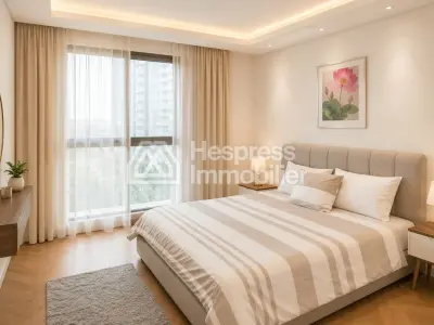 Location appartement 2 chambres meublé de 91 m² – Casablanca Finance City CFC