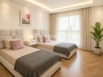 Location appartement 2 chambres meublé de 91 m² – Casablanca Finance City CFC