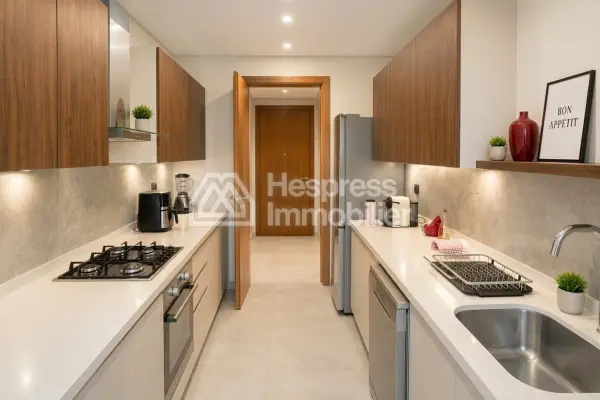 Location appartement 2 chambres meublé de 91 m² – Casablanca Finance City CFC