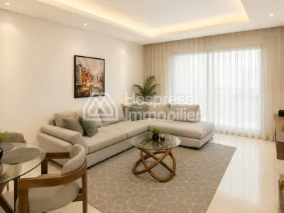 Location appartement 2 chambres meublé de 91 m² – Casablanca Finance City CFC