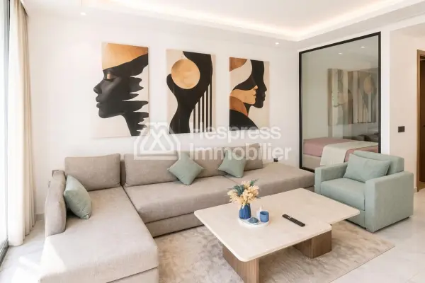 Location Studio neuf haut standing de 50 m² meublé – Maârif Extension, Casablanca