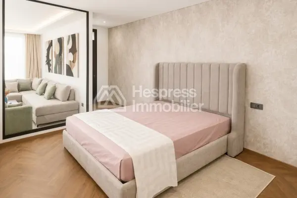 Location Studio neuf haut standing de 50 m² meublé – Maârif Extension, Casablanca