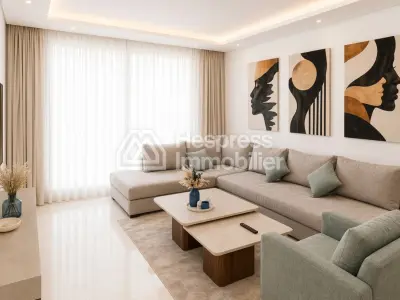 Location Studio neuf haut standing de 50 m² meublé – Maârif Extension, Casablanca