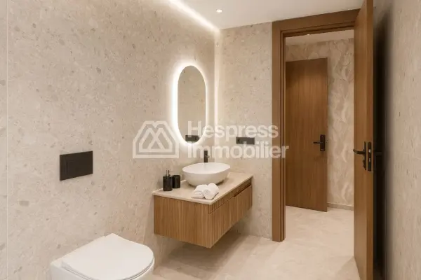 Location Studio neuf haut standing de 50 m² meublé – Maârif Extension, Casablanca