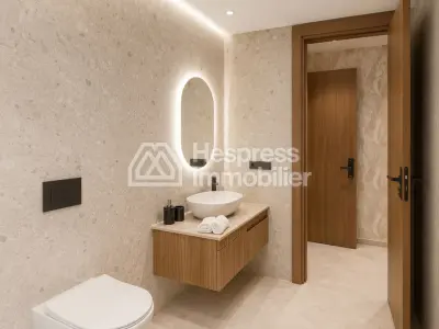 Location Studio neuf haut standing de 50 m² meublé – Maârif Extension, Casablanca