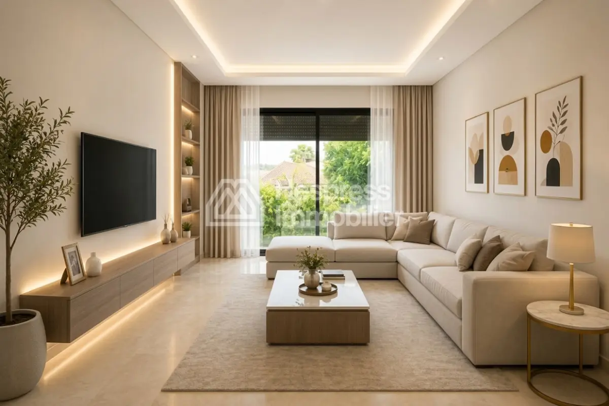 Unfurnished 2-bedroom apartment for rent, 85 m² – Oasis , Casablanca