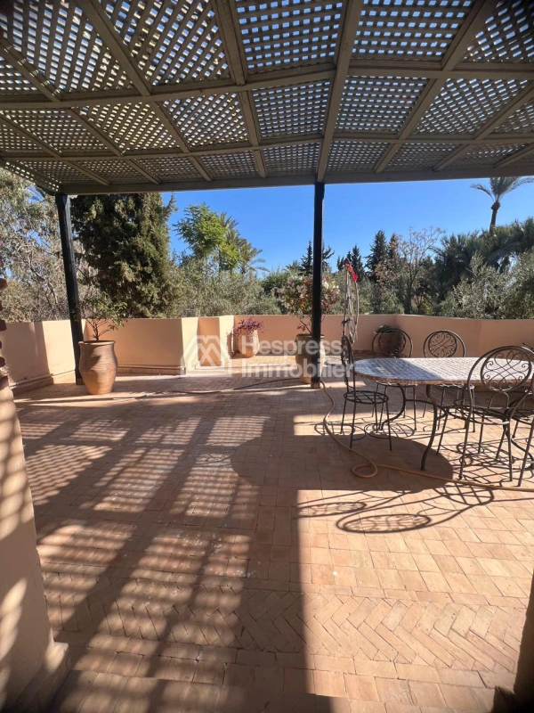 Villa meublé à louer à Marrakech Palmeraie