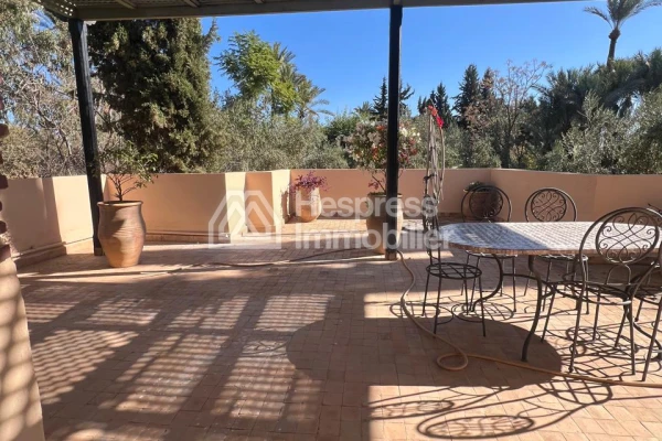 Villa meublé à louer à Marrakech Palmeraie