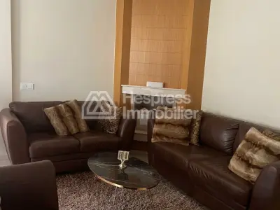 Apartment for sale on Route Casablanca. Total area 90 m². Parking and garden