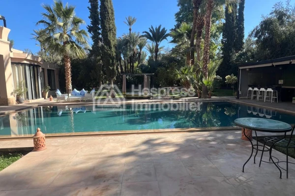 Villa meublé à louer à Marrakech Palmeraie