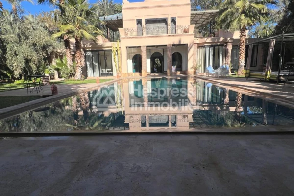 Villa meublé à louer à Marrakech Palmeraie