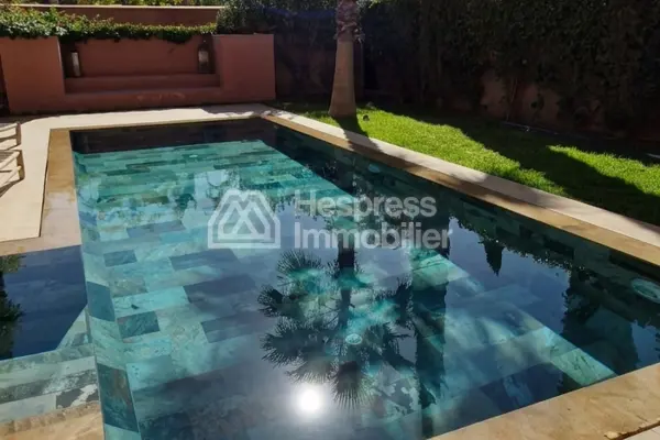 Beautiful villa for seasonal rental in Agdal. Total area 400 m². Well furnished.