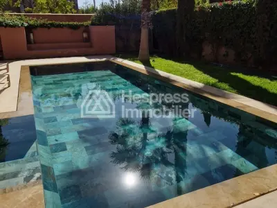Beautiful villa for seasonal rental in Agdal. Total area 400 m². Well furnished.