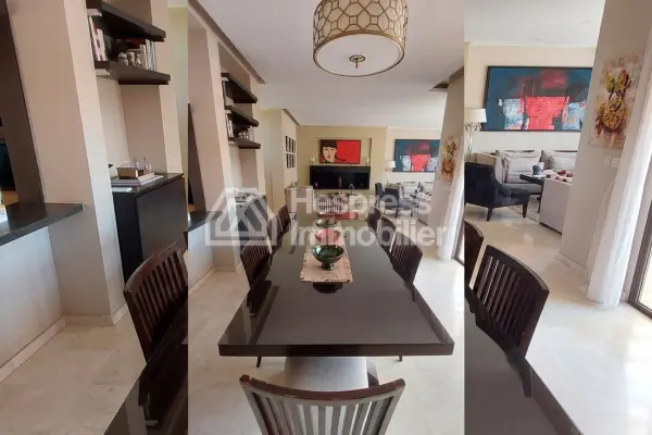 Beautiful villa for seasonal rental in Agdal. Total area 400 m². Well furnished.