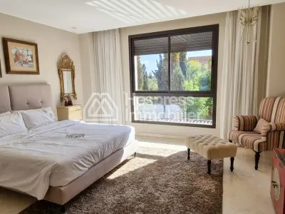 Beautiful villa for seasonal rental in Agdal. Total area 400 m². Well furnished.