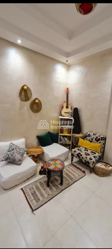 Location d'un appartement à Guéliz. Surface de 90 m². Meublé